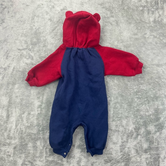 Vintage Disney Winnie the Pooh Baby Onesie Embroidered w/ Ears Cozy 12 Months - Picture 4 of 8